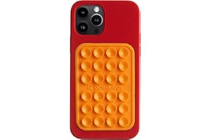 OCTOBUDDY Classic MAX - Silicone Suction Phone Case Adhesive Mount - Hands-Free, Strong Grip Holder for Selfies and Videos - 