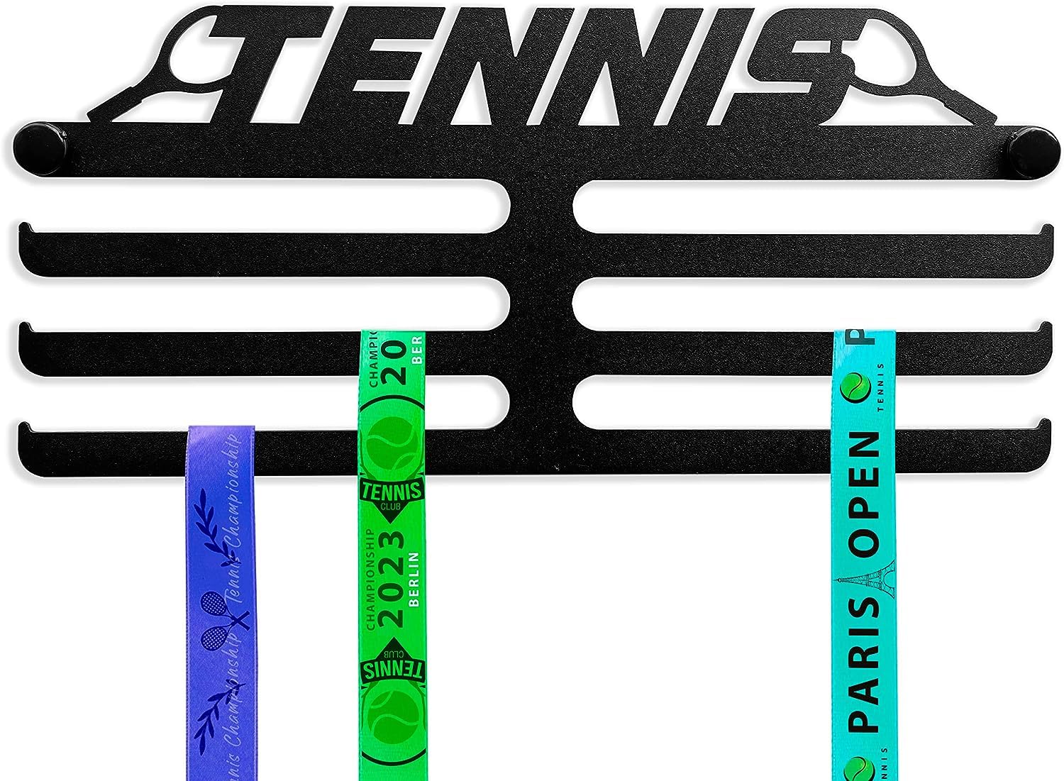 MEOLLO Medal Hanger and Backs (100% Steel) - Made in Spain (TENNIS)