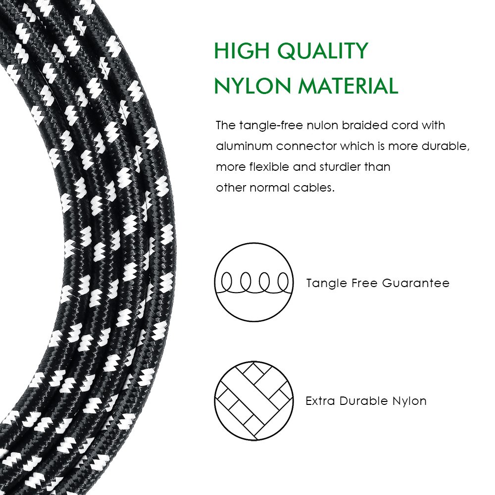 Electrics Guitar Instrument Cable Tuwejia 1/4-Inch Straight to Right Angle TS Unbalanced Instrument Cable Male to Male with Premium 6.35mm Mono Jack 1/4\