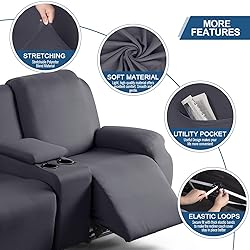 TAOCOCO Reclining Loveseat with Middle Console