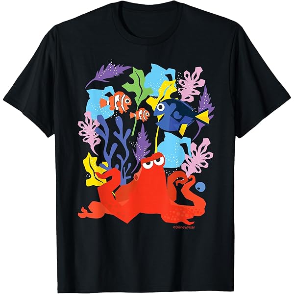 Amazon.com: Disney Pixar Marlin and Nemo T-Shirt : Clothing, Shoes