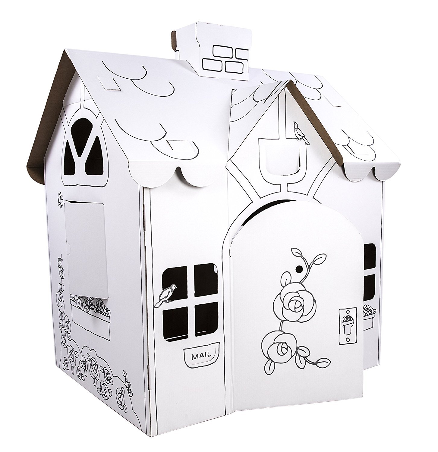 Buy Box Creations Corrugated Play House Markers Included Online At Low Prices In India Amazon In