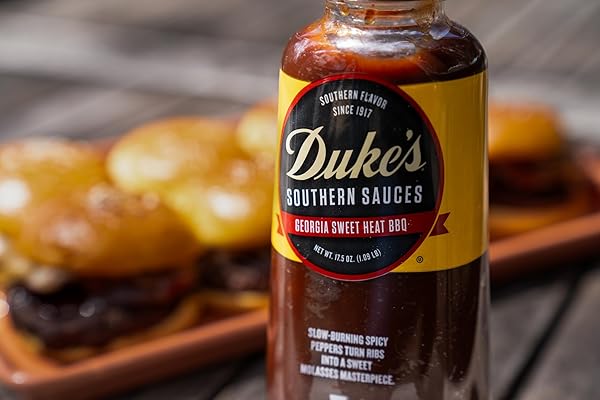 DUKE’S GEORGIA SWEET HEAT SOUTHERN SAUCE, 17.5 OUNCE (PACK OF 1)