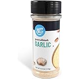 Amazon Brand - Happy Belly Granulated Garlic, 3.9 Oz