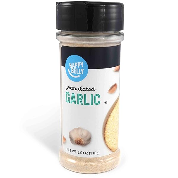 AMAZON BRAND – HAPPY BELLY GRANULATED GARLIC, 3.9...