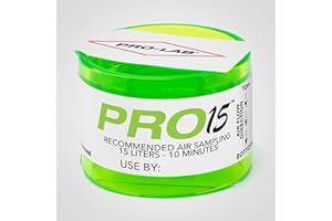 PRO15 Professional Air Sampling Cassettes (4 Pack) - Compatible with 15 LPM Pumps (Pump NOT Included) for Reliable Indoor Air