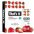 That's it. Apple + Strawberry 100% Natural Real Fruit Bar, Best High Fiber Vegan, Gluten Free Healthy Snack, Paleo for Children & Adults, Non GMO No Sugar Added, No Preservatives Energy Food (12 Pack)