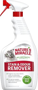 Nature's Miracle Cat Stain & Odour Remover Bio-Enzymatic 709ml White