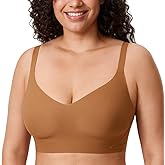 MELIWOO Women's Wireless Bras Comfortable Bralette No Underwire Seamless Bra Invisible Padded Support Smoothing