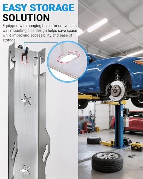 RYNHARTA WHEEL ALIGNMENT TOOL WITH CONNECTION SHEET, PREMIUM STAINLESS STEEL TOE ALIGNMENT TOOL PLATES FOR CAR, TRUCK, SUV(INCLUDE 2 MEASURING TAPES)