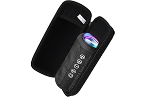 khanka Hard Travel Case for Ortizan Portable Bluetooth Speaker, IPX7 Waterproof Wireless Speaker, Case Only (Black)