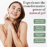 Yogi’s Gift Aloe Vera Gel 355ml 12oz Face Skin Hair Sunburn Unscented Soothing view 6