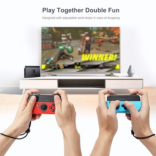 Hand Grips Connector for Nintendo Switch Joy Cons, Vivefox in
