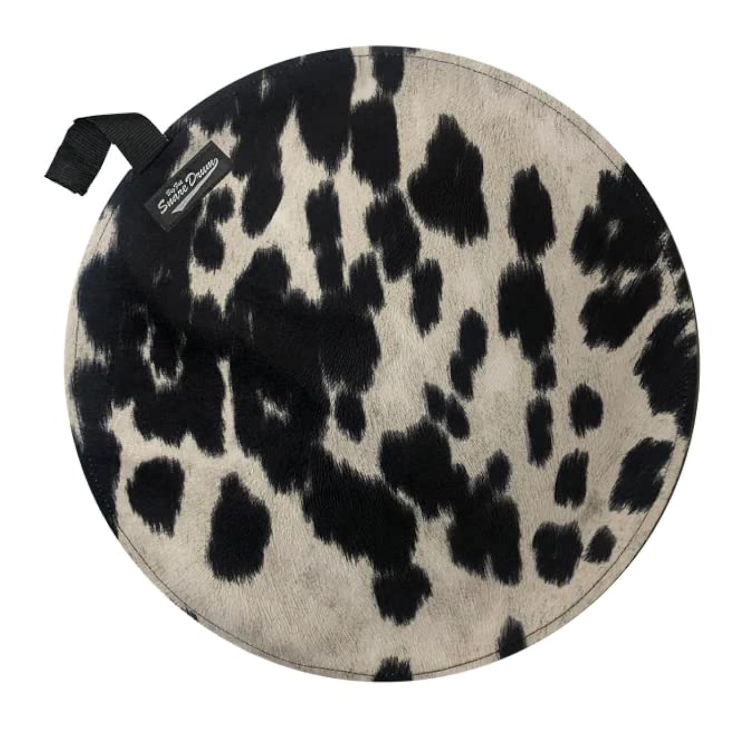 Big Fat Snare Drum - Cow Moo Faux Suede