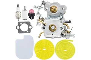 Hipa 545070601 PP4218A Carburetor for Poulan P3314 P3816 P4018 P3416 PP3416 PPB4218 PPB3416 PP4018 PP3516 PP3816 PPB4018 S1970 Power Gas Chainsaw C1M-W26 Carb with 530057925 Filter Tune-up Kit