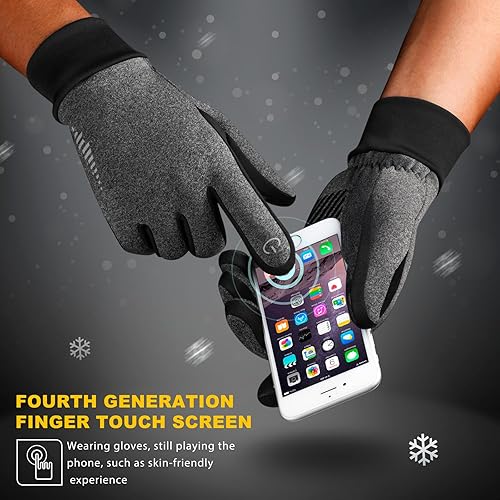 SIMARI Winter Gloves Women Men Ski Snow Gloves Liner Thermal Warm