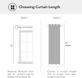 Deconovo Solid Room Darkening Curtain 52x95 Eyelet Thermal Insulated Yellow view 5