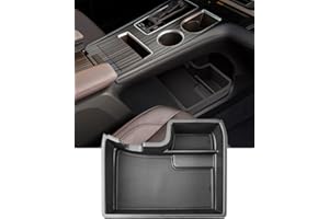 Ecarzo Center Console Bottom Organizer for 2021 2022 2023 2024 Toyota Sienna Storage Box Compartment Tray Insert Accessories