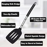 Thimmamma Silicone Spatula Turner Heat Resistant Slotted Non Stick Baking view 3