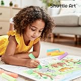 Shuttle Art Tempera Paint Sticks 20 Colors Twistable Washable Kids view 8