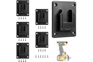 UGOSHOP 6 Packs Tool Holder Mount for DeWalt 20V, 12V Drill, Cordless Tool Holder/Hanger with Screws, Tool Storage, Also Fit 
