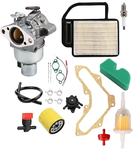 Carburetor Carb Kit Compatible With Troy-Bilt TB30R 10.5 HP 344cc Riding Lawn Mower Replace 13CC26JD011