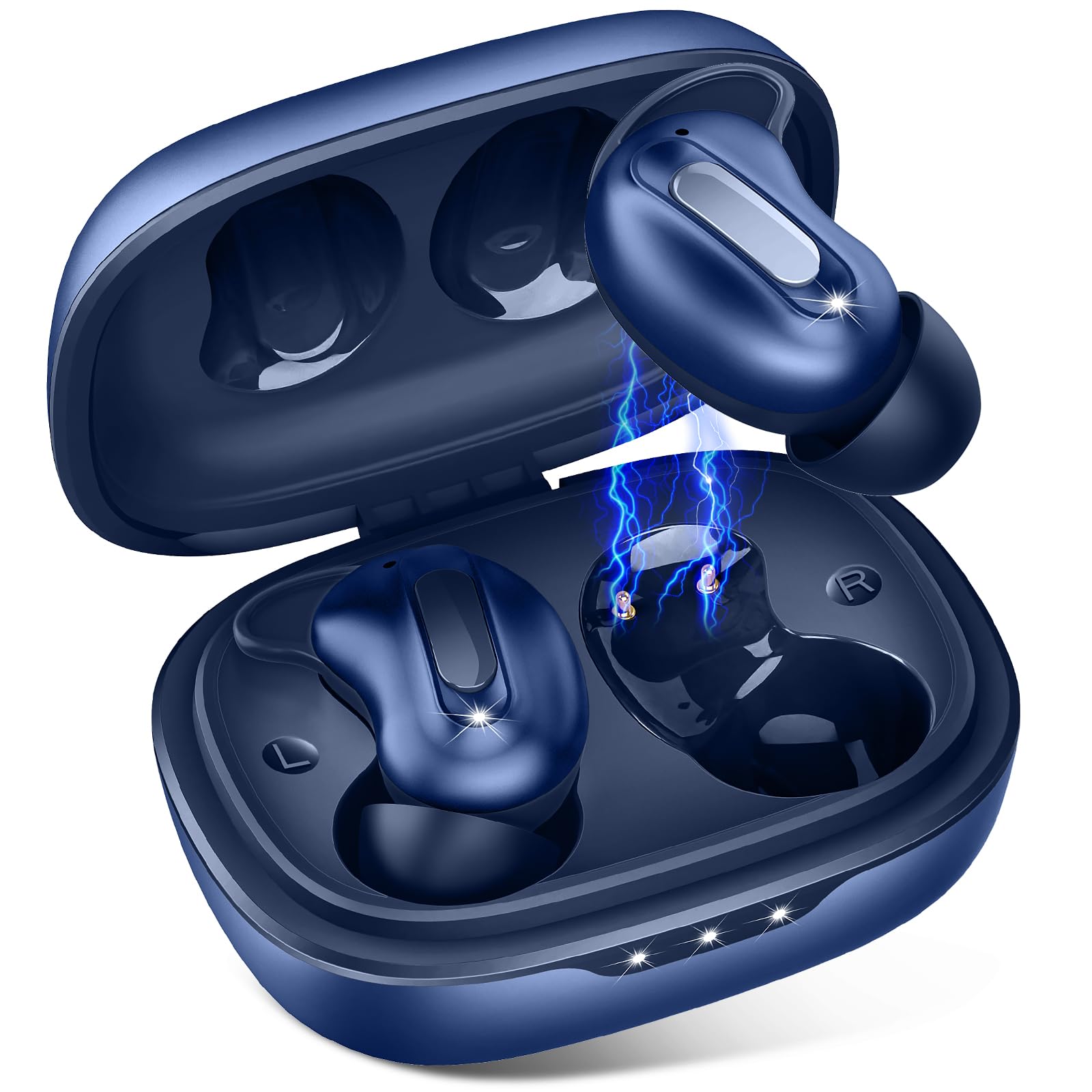 Photo 1 of * factory sealed *
Sleep Earbuds, Mini ANC Wireless Earbuds Bluetooth 5.4 Headphones Deep Bass Stereo, 48H Playtime Ear Buds, 4 ENC Noise Cancelling Mic, In Ear IP7 Waterproof Earphones for Side Sleepers,Touch Control