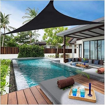 Xcj Aussensonnensegel Visiertuch Schatten Tuch 6 X 6 X6 Schatten Segel Garten Markise 95 Uv Schutz Dreieck Markise Wasserdicht Schimmel Beweis Fur Garten Pool Terrasse Sondergrosse Amazon De Kuche Haushalt
