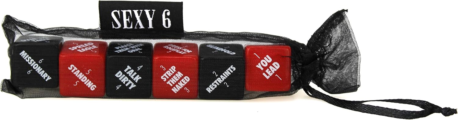 Creative Conceptions Sexy 6 Dice-USS6S Colourless One Size, 6 Count (Pack of 1) - Image 3