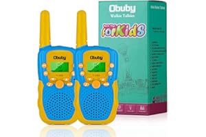 Obuby Toys for 3-12 Year Old Boys Girls Walkie Talkies for Kids 22 Channels 2 Way Radio Gifts with Backlit LCD Flashlight 3 KMs Range Gift Toy for Boy Girl to Outside,Camping,Hiking