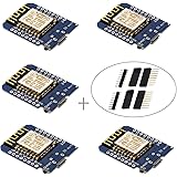 IZOKEE D1 Mini NodeMcu Lua 4M Bytes WLAN WIFI Internet Development Board Base on ESP8266 ESP-12F for Arduino, 100% Compatible with WeMos D1 Mini (Pack of 5) …