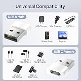USB-C Female to USB-A Male Adapter 3Pack Charging Block view 4