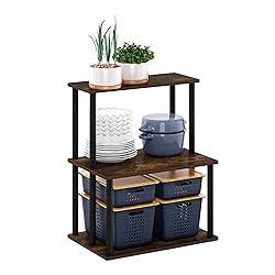 Furinno Turn-N-Tube 3-Tier Toolless Kitchen Storage