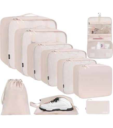 TRAVEL DUDE Compartiment Valise Suspendu - Cube De Rangement Voyage Écologique