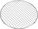 sourcing map Round Cooking Rack 10.2 inch Stainless Steel BBQ Grill Net with view 3