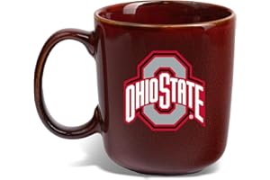 The Memory Company Officially Licensed NCAA 15oz Artisan Faded Rim Ceramic Coffee Mug - Premium Fan Drinkware with Team Logo, For Home, Office & Game Day