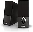 Bose Companion 2 Series III Multimedia Speakers - for PC (with 3.5mm AUX & PC Input) Black