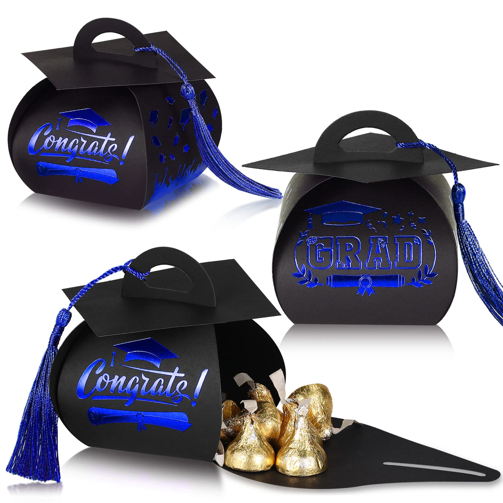 TaoBary 30 Pcs Graduation Cap Gift Boxes Graduation Decorations Class ...