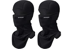 LONGLONG Balaclava Face Mask- 2 Pcs Sun Protection Mask Dustproof, Breathable Summer Full Face Cover for Motorcycle, Cycling