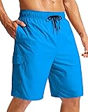 Men's Swim Trunks No Liner 9" Board Shorts Quick
