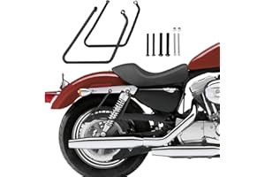 AC-MTORC 2004-2016 Saddlebag Support Brackets Rack for Harley Sportster Custom Roadster Low XL883 XL1200