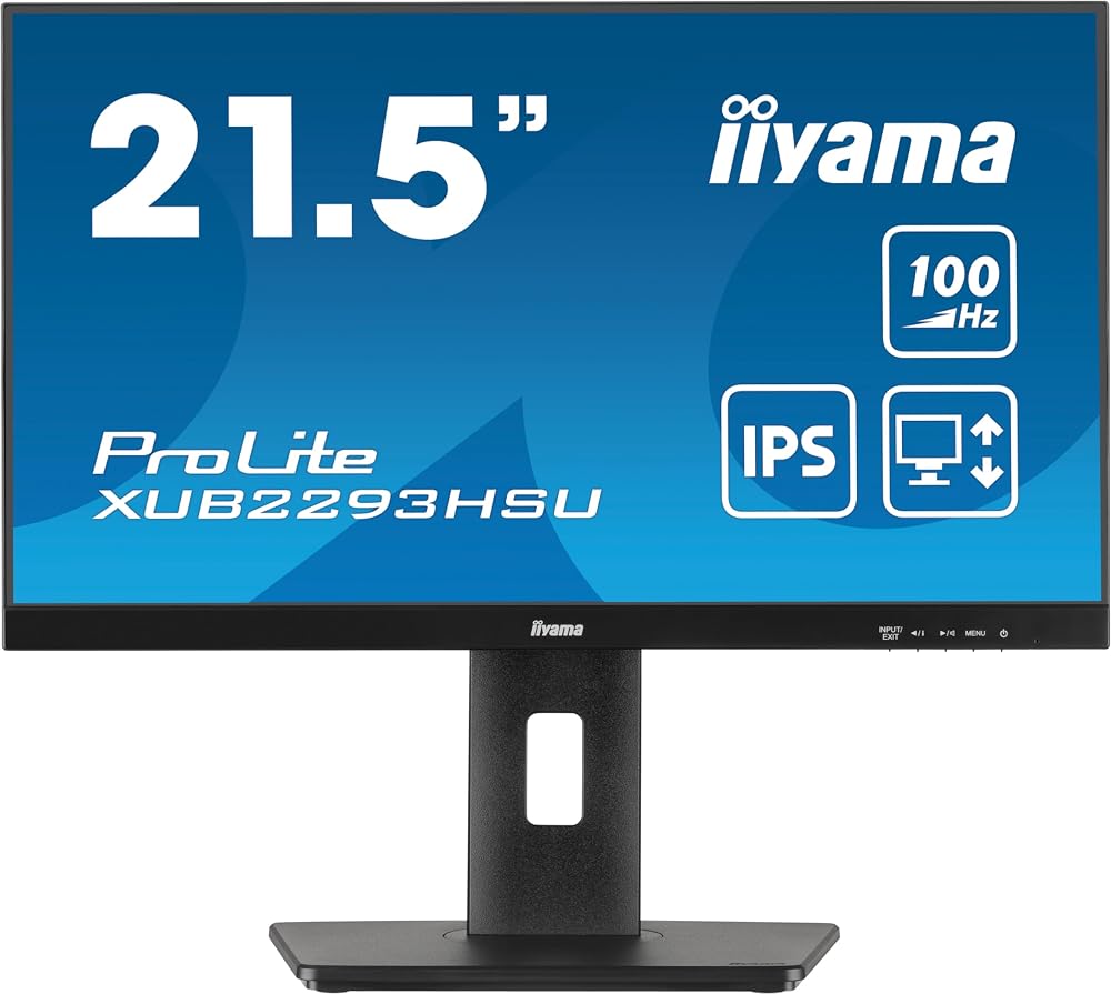 iiyama -B6 21.5" IPS 1920x1080 100Hz HDMI DisplayPort HAS Monitor