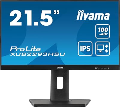 iiyama -B6 21.5" IPS 1920x1080 100Hz HDMI DisplayPort HAS Monitor
