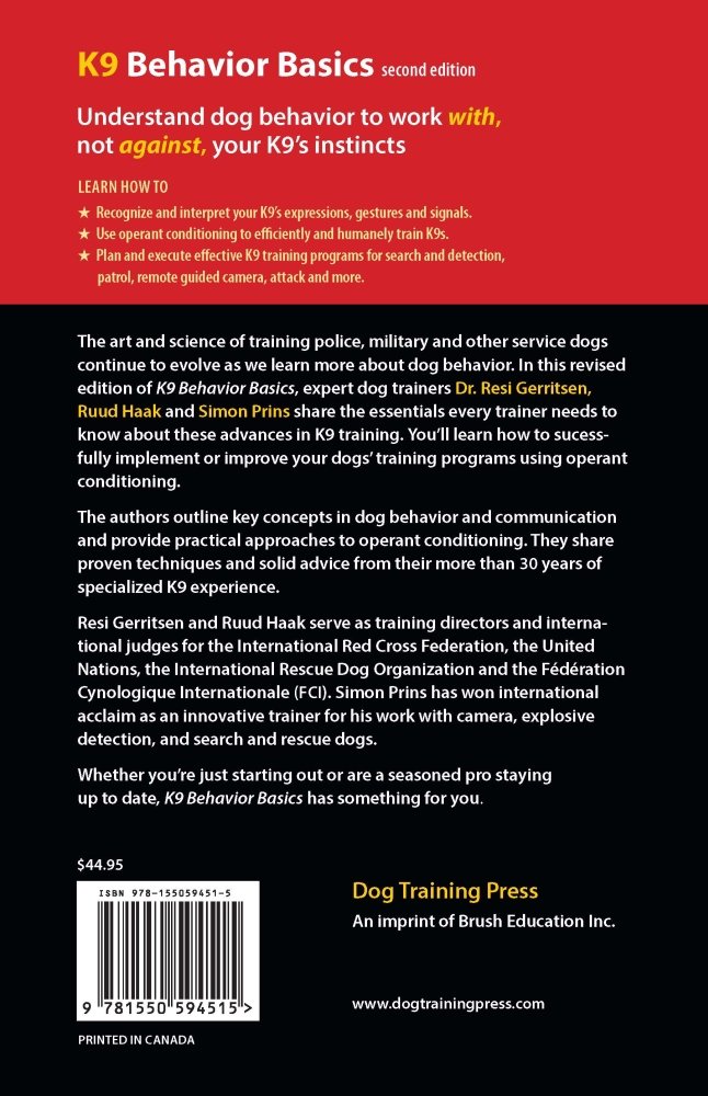 k9 behavior training