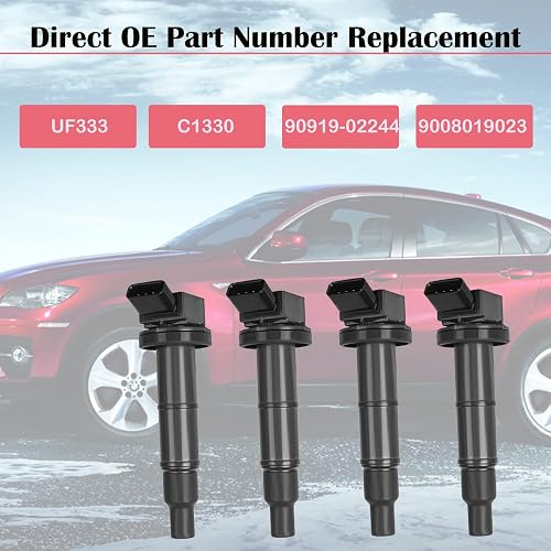thumbnail image 2 of 4-Pack Ignition Coils For Toyota, Lexus, Scion – 2.4L Engines – UF333 / 90919-02244 Replacement 2 of 4