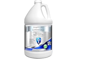 Angels Lab Colloidal Silver Immune Support 10 PPM Nano Liquid (128 fl oz)