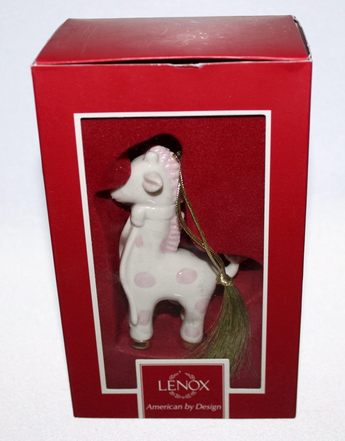 baby's first christmas giraffe ornament