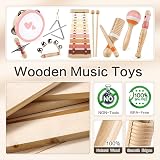 Vanplay 8 in 1 Kids Musical Instruments Xylophone Maracas Wooden Toy view 7