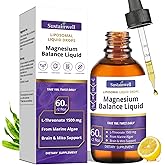 Magnesium L-Threonate Liquid Drops 1500mg High Absorption Brain Supplement for Memory Focus Sleep Sugar Free Vegan 2.04 Fl Oz,GMP Certification Applies to Both Kids and Adults.