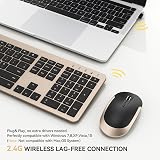 Seenda SK38 Wireless Keyboard and Mouse Set UK Layout Full Size view 2